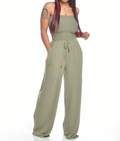 (🎁2026 Nieuwjaar-Hot Sale🎁)❤️Newest Strapless Taille Jumpsuit❤️