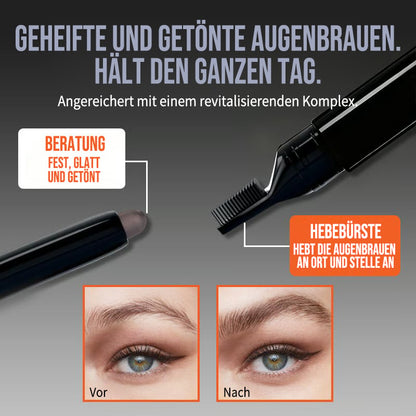 🌟Hör auf, deine Augenbrauen zu vernachlässigen – mit diesem einfachen 2-in-1 Augenbrauenstift