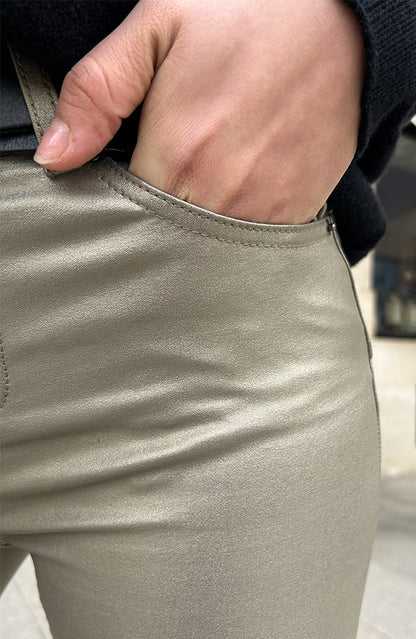 Elle-Coating-Jeans-Metallic-Goud-2