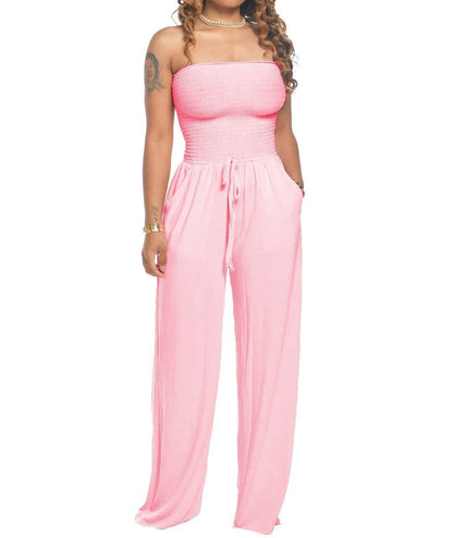 (🎁2026 Nieuwjaar-Hot Sale🎁)❤️Newest Strapless Taille Jumpsuit❤️