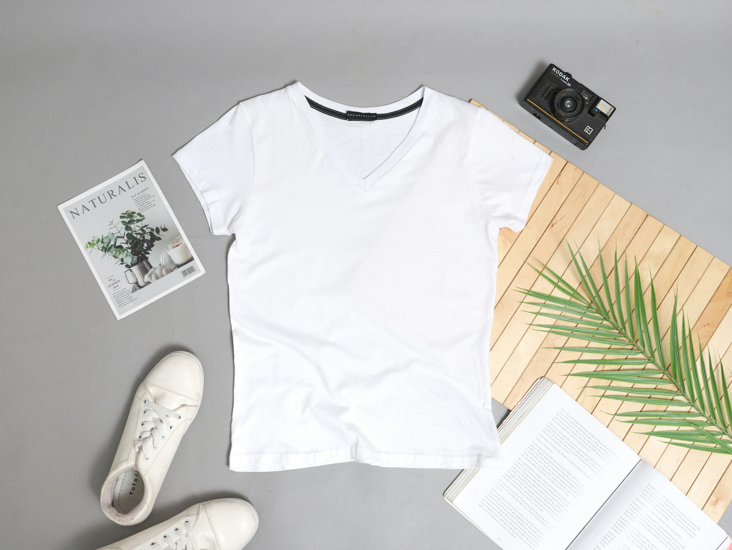 Essential V-Neck White T-Shirt