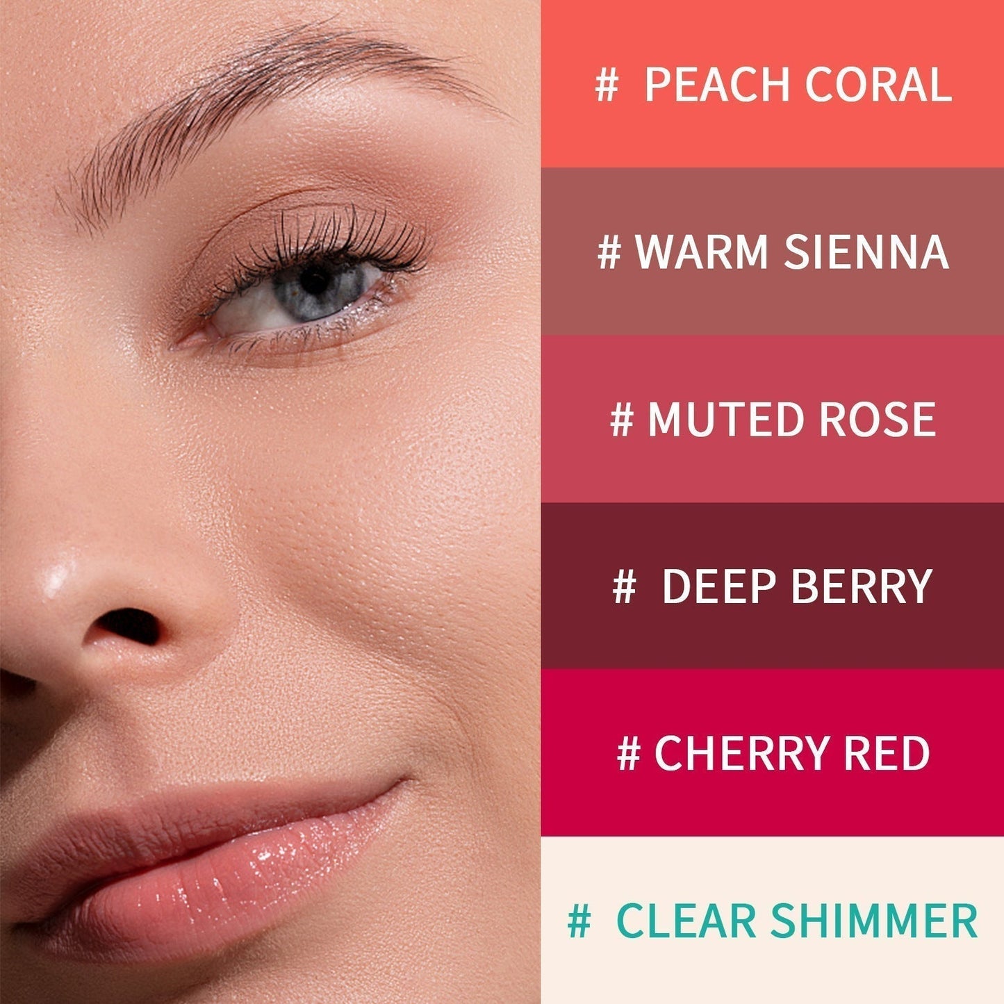 24-Stunden Feuchtigkeitsspendend Lippentönung